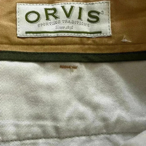 Orvis Signature Collection Men’s Brown Pants Size 36X30 - Picture 2 of 4